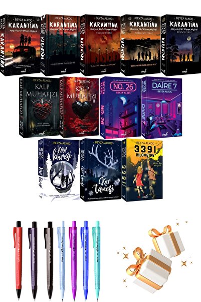 İndigo Kitap İndigo Karantina Kalp Muhafızı No. 26 Daire 7 Kar Küresi Kar Tanesi 3391 Kilometre + Kalem Hediyeli