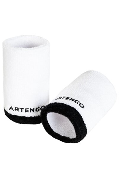 Decathlon Artengo Yetişkin Tenis Bilekliği - Siyah / Beyaz - Tp100 Xl