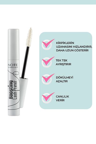 NOTE Colorless Boosting Lash Primer - Care Mascara Base