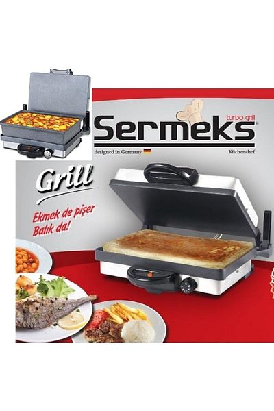 Sermeks Grill Flatbread/Lahmacun/Toaster Cooker Pan