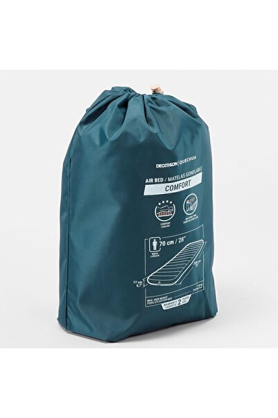 Decathlon Quechua Şişirilebilir Kamp Matı - 70 Cm - 1 Kişilik - Gri -air Comfort