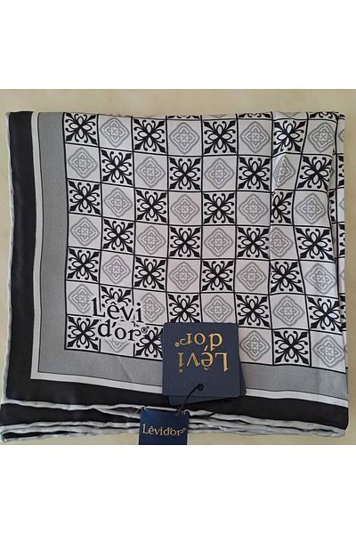 Levidor ΜΕΤΑΞΩΤΟ Φουλάρι LEVIDOR TWILL