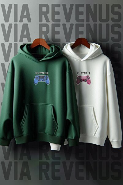 Vordevia Kombinovana majica igrača Valentine's Štampano - Oversize kroj