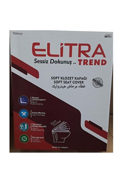 Betygroup Elitra Trend Sessiz Yavaş Kapanan Amortisörlü Klozet Kapağı