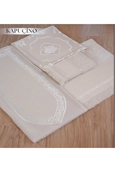 GONCA TEKSTİL Σετ χαλιών προσευχής 2 πετσετών με κέντημα εταμίνης - Χαλί προσ...