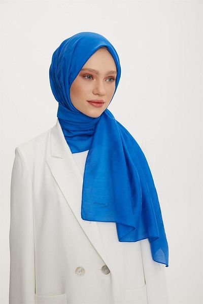 Armine Trend Işıl Shawl 4 - Bumbac - Ats4isl-554 - Albastru