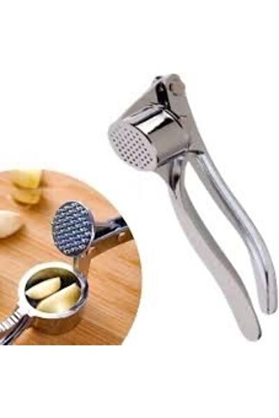 Single Metal Garlic Press - Stainless Manual Tool
