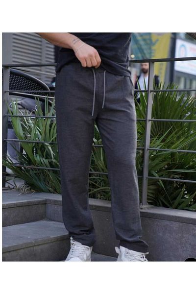 yg ydn giyim Men's Smoked Basic Tracksuit-Bottoms 003