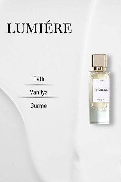 ILLUSIONE FRAGRANCE Lumiére Edp Kadın Seyahat Boy Parfüm 10ml | Şekerli-vanilya-gurme | Narenciye, Müge, Orkide, Misk