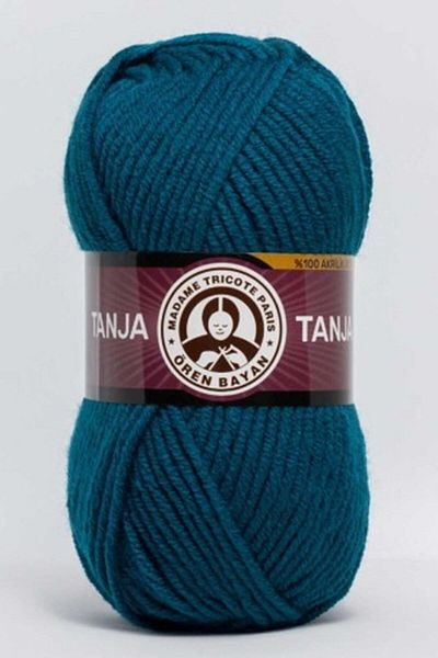 Ören Bayan Petrol Blue Tanja Hand Knitting Yarn - 100 gr Color 101