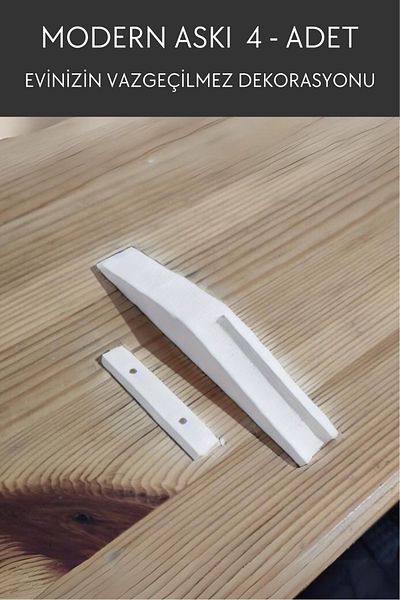 Nosa Mall 4 Decorative Wall Hangers - Mounted Hanger, Modern Clothing Hanger