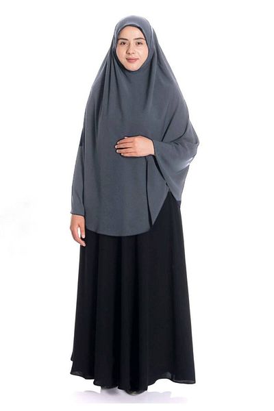 Şahane Medina Souffle Silk Khimar - One-Piece Bed Sheet
