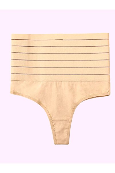 MİSTİRİK Flerna Model - Μακρύ ελαστικό εσώρουχο κορδόνι που διορθώνει την κοιλιά - χρώμα δέρματος