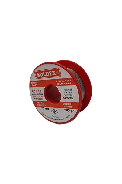 Soldex 100gr 1.2mm 60/40 Lehim Teli