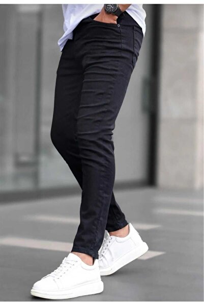 KING SEZAR Skinny Fit Μαύρο Ανδρικό Jean - Lycra Jeans