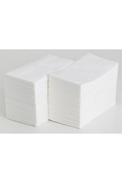 TMO White Waiter Fold Napkin - 33x33 Cm, 12 Pack, 100 Pcs