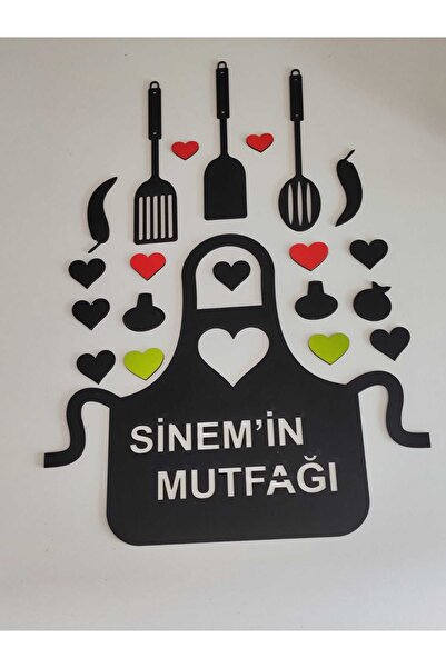 mrchediyesepeti MUTFAK ÖNLÜK MODELİ KİŞİYE ÖZEL İSİMLİ DUVAR SÜSÜ