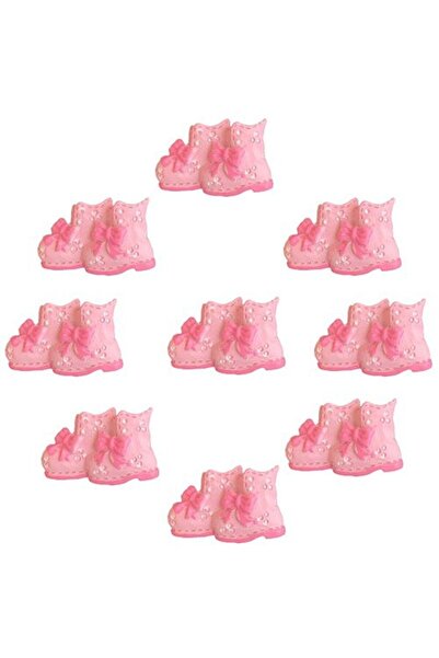 Partioutlet Pembe Patik Masa Süsü 10 Adet