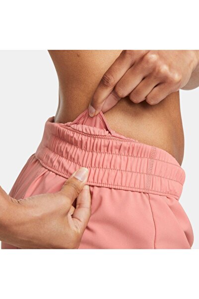 Nike Dri-FIT One Swoosh Normal Belli Slip Astarlı Kadın Koşu Şort FB4928-618