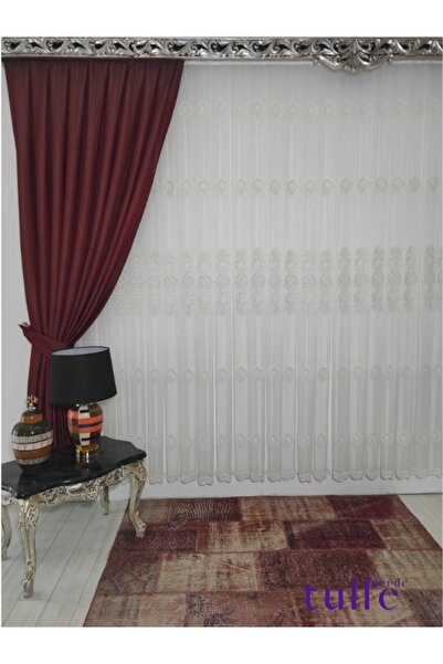 Vinaldi Perde Tül Yalı Kortlu Brode