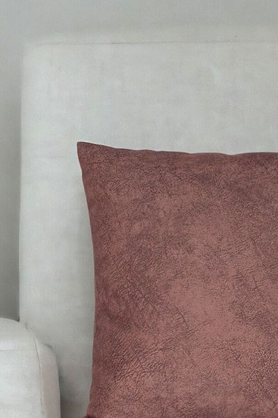 ÖZENEV 43X43 cm Plum Throw Pillow Cover Decorative Velvety Ethnic Inta-301