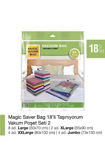 Magic Saver Bag 18 Vacuum Bag Set-2