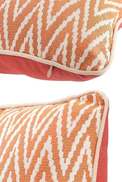 ÖZENEV Κάλυμμα μαξιλαριού ριχτάρι ειδικού σχεδίου 43x43 με κρυφό φερμουάρ Σωληνώσεων Διακοσμητικό σαλόνι