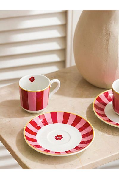 LC Waikiki LCW HOME 2-Person Porcelain Coffee Cup Set 90 Ml