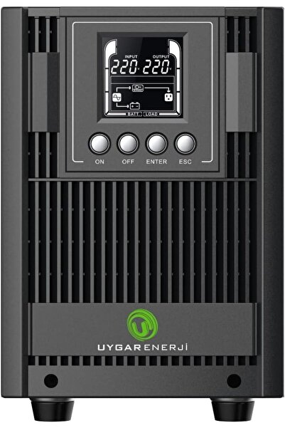 Uygar Enerji TİME TIME 3KVA ONLINE LCD  Akü Kesintisiz Güç Kaynağı UPS (6×12V7AH)