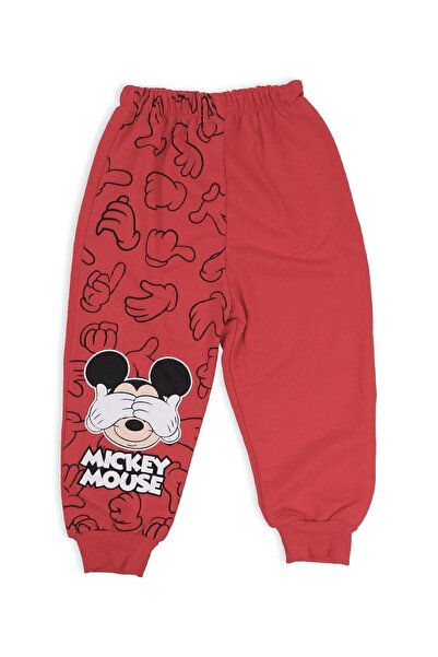 Bebelop Erkek Çocuk Mickey Mouse Resim Baskılı 2li Alt Üst Eşofman Takım