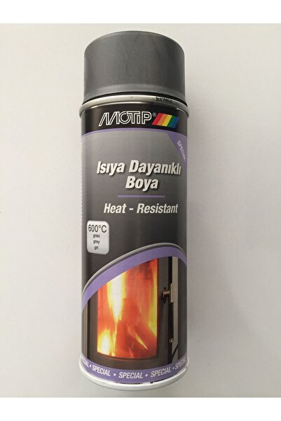 Motip 690°C Isıya Dayanıklı Gri Boya 400 ML. Made In Germany