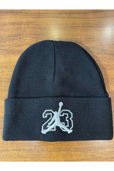 hamze Унисекс Jumpman бродирана гъвкава акрилна зимна шапка