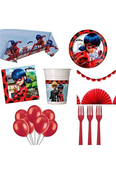 Partioutlet Mucize Uğur Böceği 8 Kişilik Parti Seti