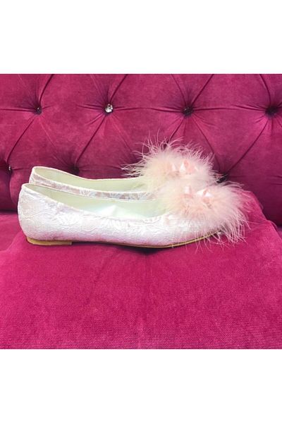HERA BELLA Feathered Bride Dowry Lace Ballerina Ballet