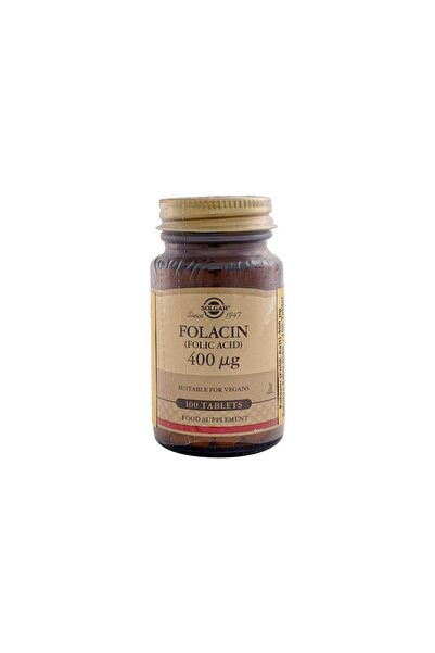 Solgar Folic Acid (folacin) 400 Mcg 100 Tablet