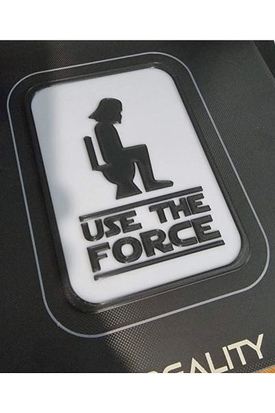HobiHub Διακοσμημένη πινακίδα τουαλέτας Star Wars
