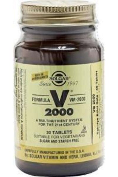 Solgar Vm 2000 30 Tablet - Comfortable Design