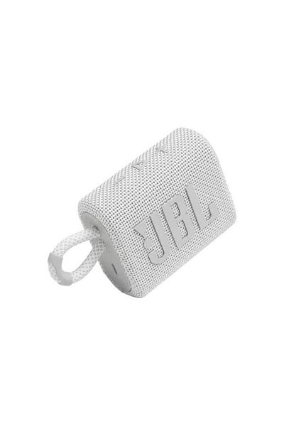 JBL White Bluetooth Speaker - Go 3
