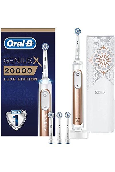 Oral-B Genius X Luxery Edition Rosegold Şarj Edilebilir Diş Fırçası
