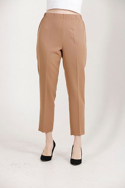Mogi Butik Large Size Lycra Woven Trousers 3044 - Carrot Leg