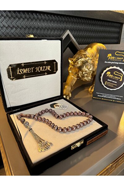 Tesbih-i Hazır Tesbihçilik VİP Kamil Puğ İmzalı Tek Üretim 12.500 Adet Gümüş İşlemeli KUKA TESBİH Koleksyonluk Tesbih