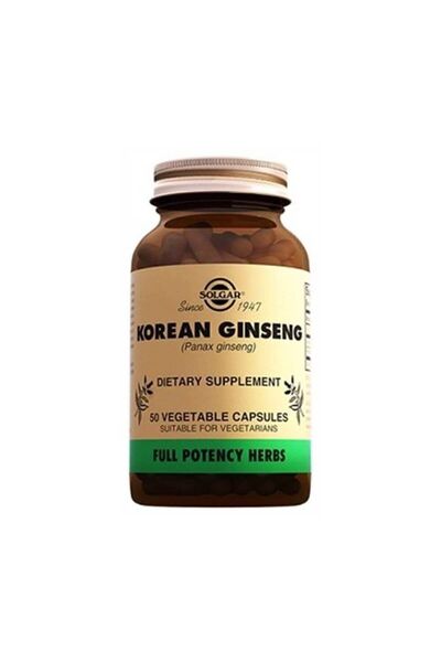 Solgar Korean Ginseng 50 Kapsül