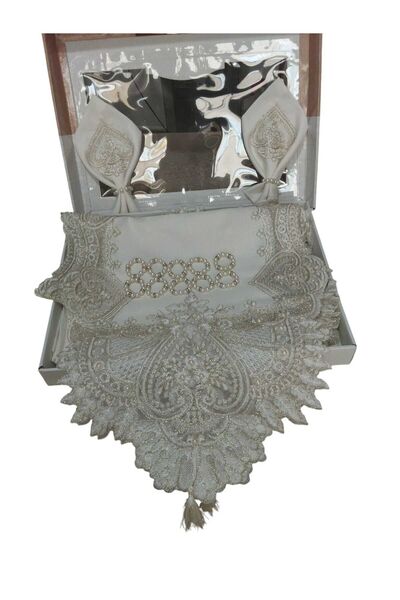 OKYANUS HOME DESİGN 12 KİŞİLİK MASA ÖRTÜSÜ TAKIMI/PEÇETELİK/RUNNER/SERO TUHAF...