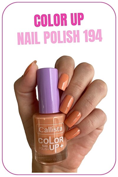 Callista Color Up Nail Polish Oje 194 Peach & Nude - Nude