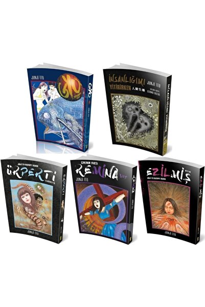 Gerekli Şeyler Yayıncılık Junji İto 5 Kitap Set / Gyo / İnsanlığımı Yitirirke...