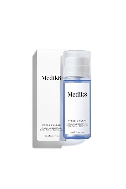 Medik8 PRESS & CLEAR Exfoliating 2% BHA Tonic Gentle-Release Salicylic Acid 1...