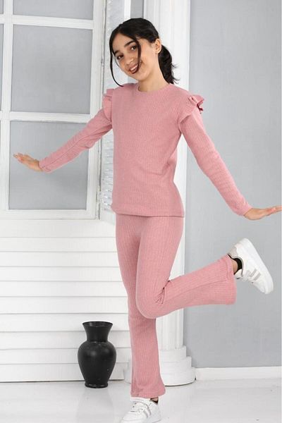 CENGO KIDS COCUK GIYIM GIRL'S SOFT TROUBLE DOUBLE SET