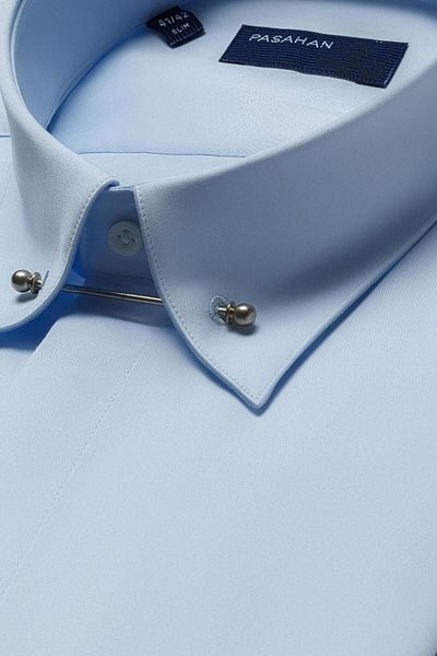 Paşahan Πουκάμισο Slim Fit με Καρφίτσες για Γιακά