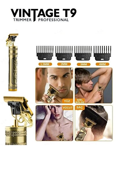 Genel Markalar Yeni Nesil T başlıklı Profesyonel Sakal Bıyık Ense İçin Şarjlı...