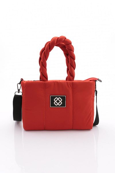 DGN Brick Color Women's Hand and Shoulder Bag - 11282334435102